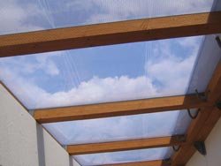 Clear ETFE film cushions allow you to look thrue and isolate